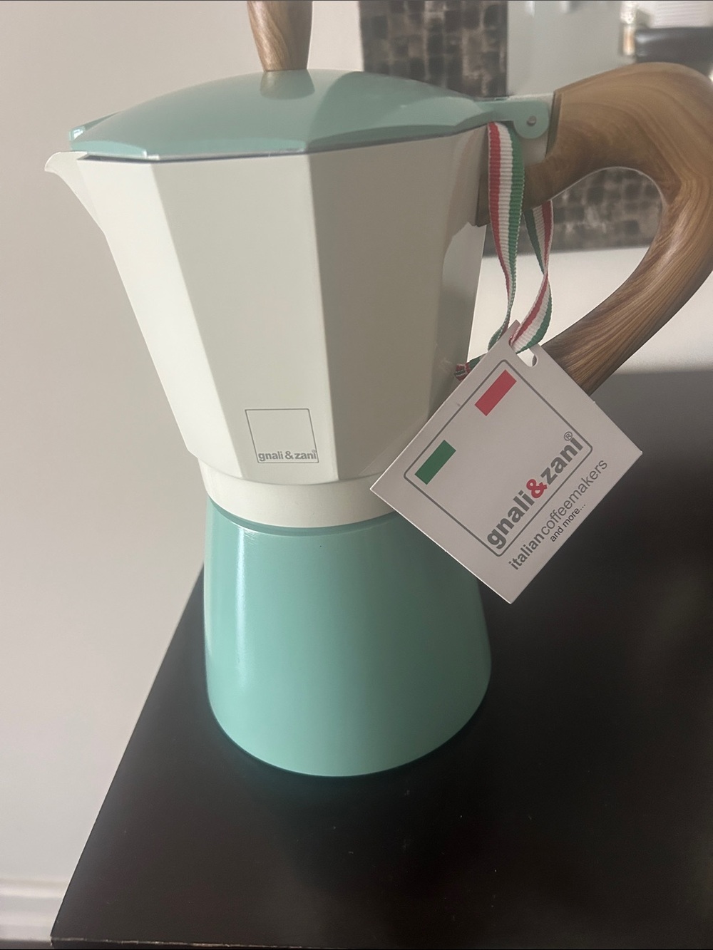 GNALI&ZANI ITALIAN 6 CUP ESPRESSO COFFEE POT NWT